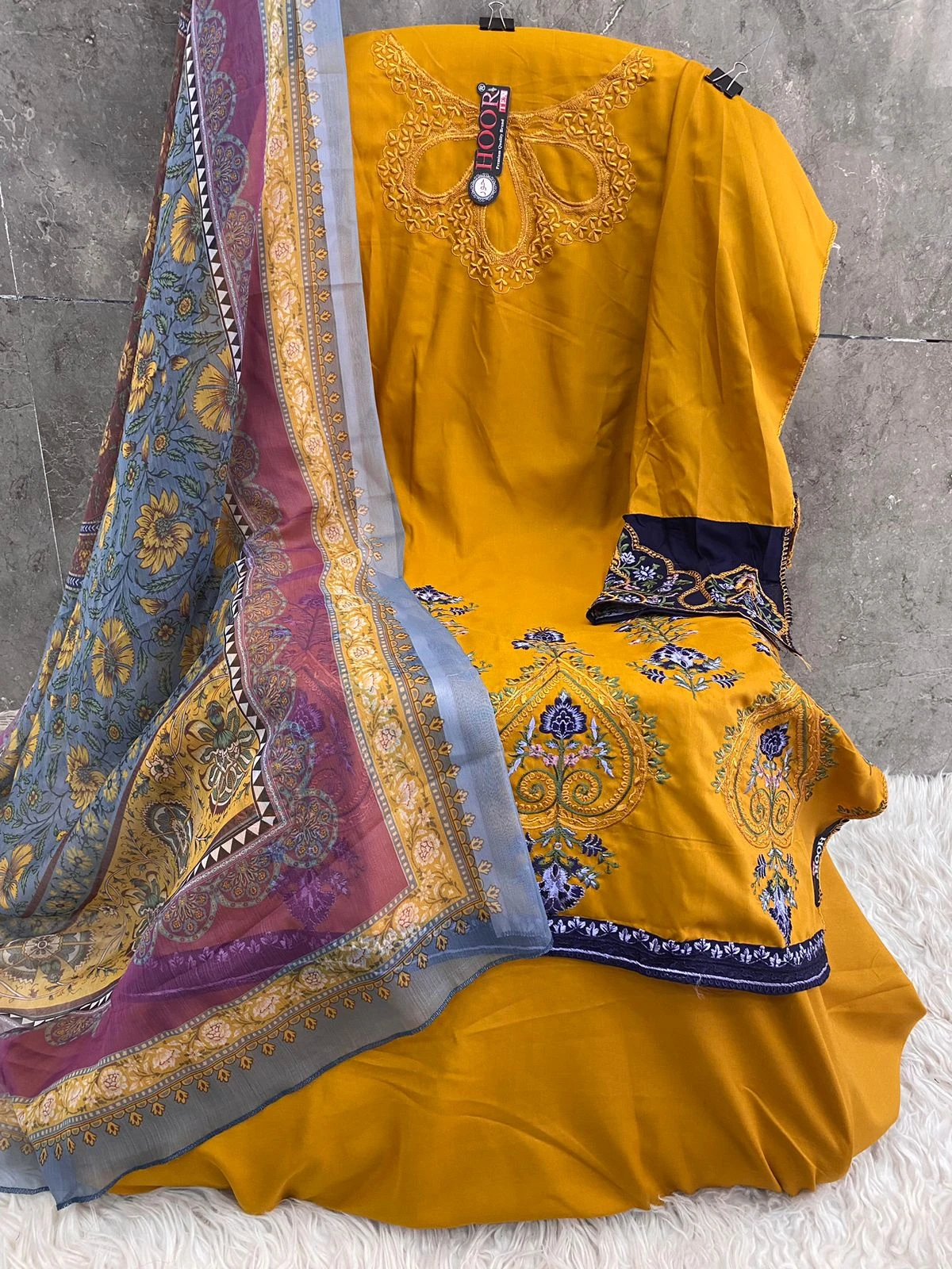 Hoor Tex H-290 Heavy Rayon Wholesale Pakistani Salwar Suit Catalog — Wholesale Salwar Suits, MPA wholesale from Surat - Gallery Image 5